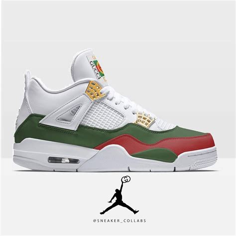 air jordan 4 x gucci